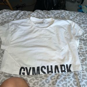 GYMSHARK fraction crop top